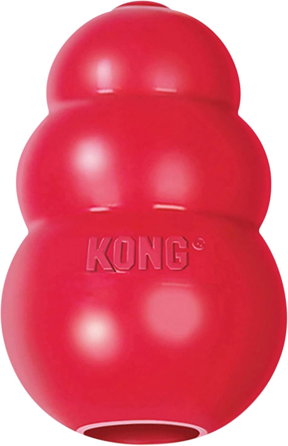 KONG Classic Stuffable Dog Toy, Natural Rubber Chew, for Medium Dogs