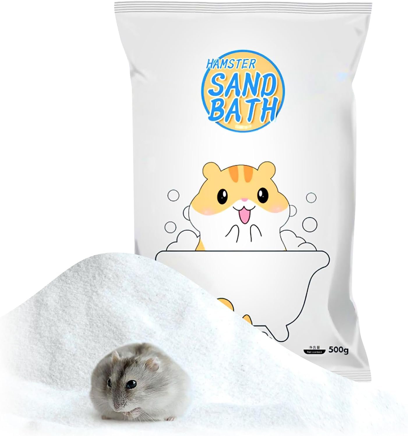 Hamster Bath Sand,SilicaSand,Sand Hamsters Bedding,Dust Free Sand for Hamster Mice and Small Animals (1.1, Pounds)