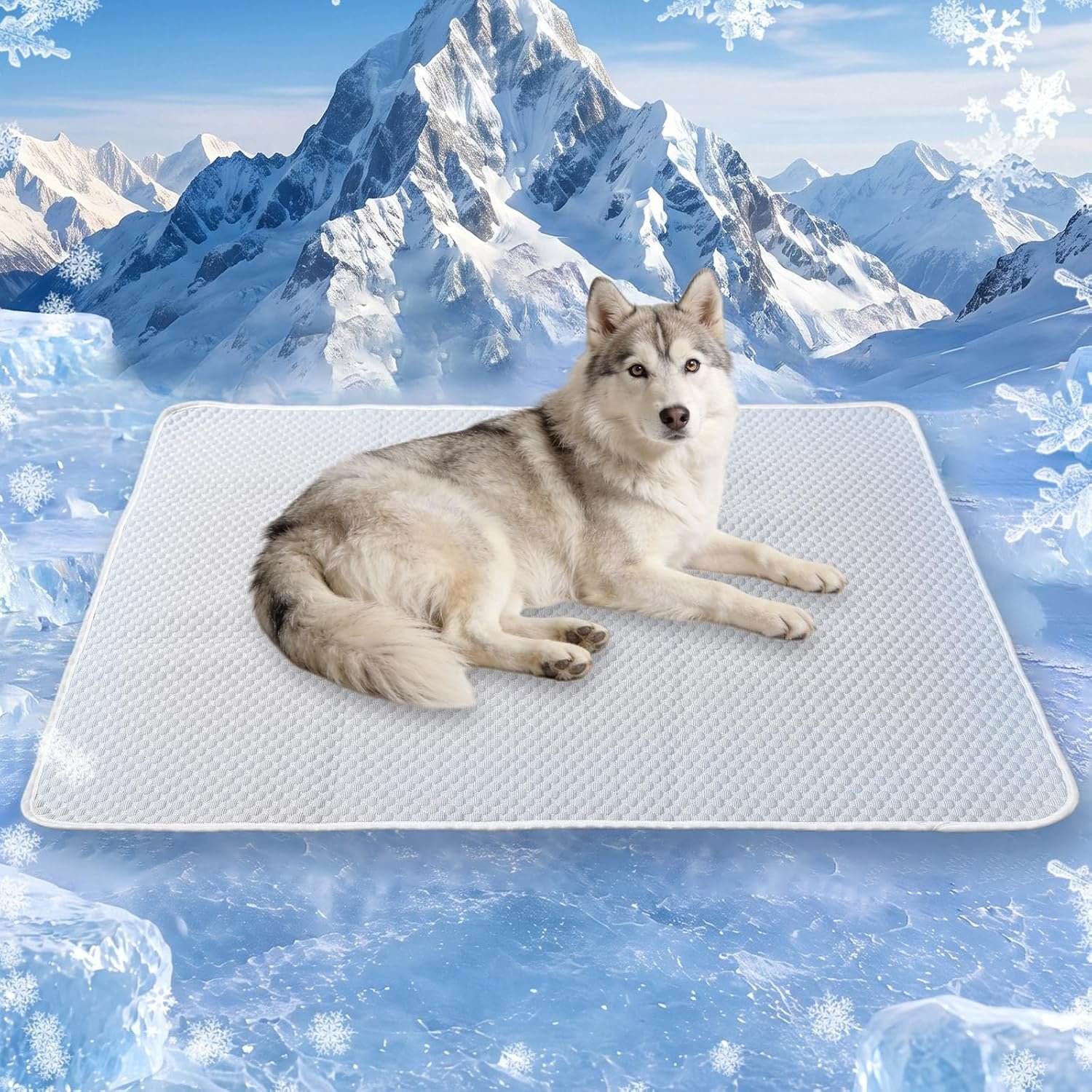 Dog Cooling Mat for Large Dogs, 46″x36″, L