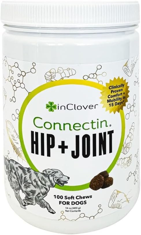 In Clover Connectin Hip & Joint Supplement for Dogs, Supports Mobility