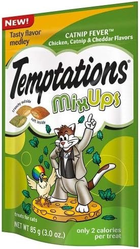 Whiskas Temptations MixUps Treats for Cats Catnip Fever (Pack of 2)