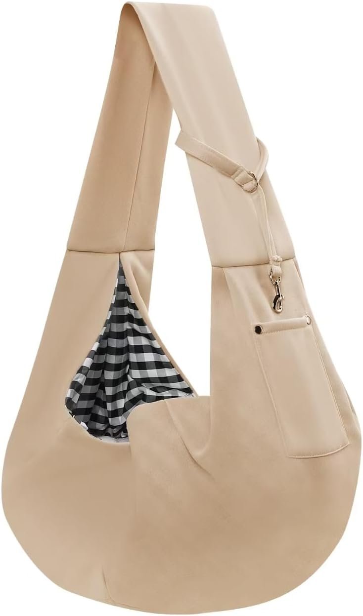 ARZQUT Dog and Cats Carrier Sling, Small Pet Carrier with Storage Pocket