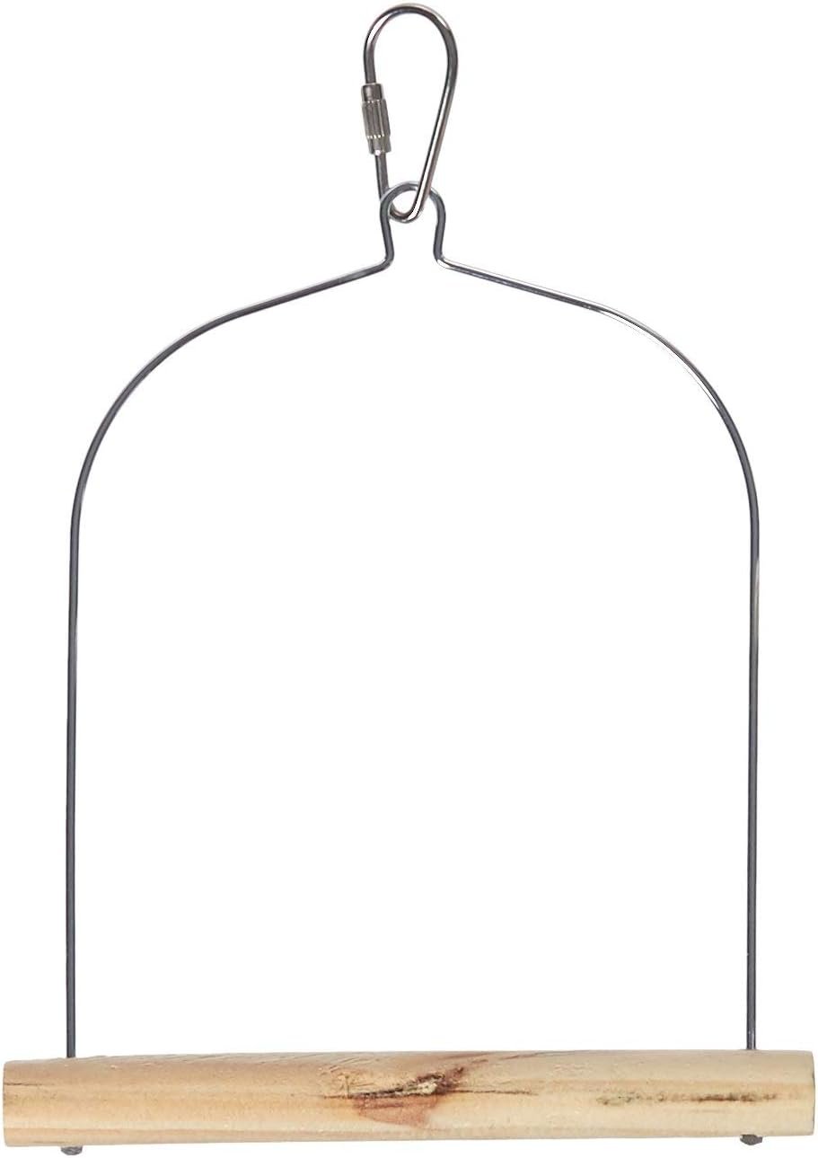 Prevue Pet Products Natural Wood Birdie Basics Birch & Wire Swing