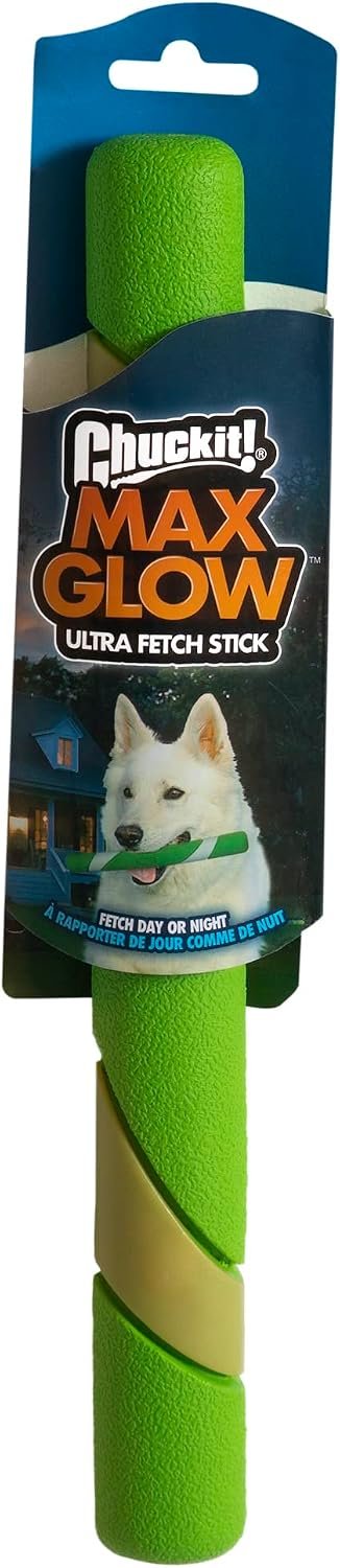 Chuckit! Max Glow Ultra Fetch Stick Dog Toy, 12in