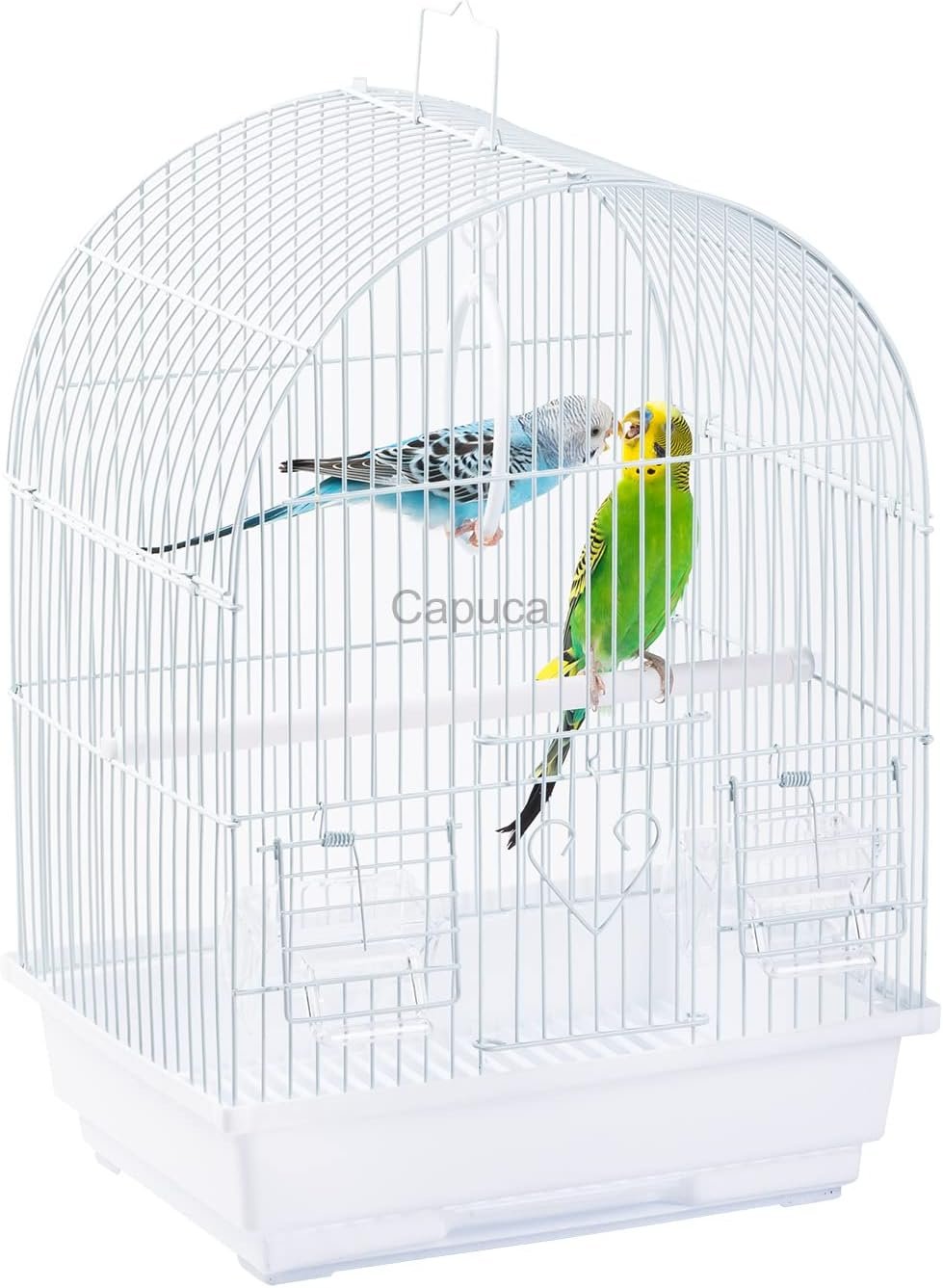 Small Bird Cage, Lightweight Hanging Travel Cage with Removable Tray