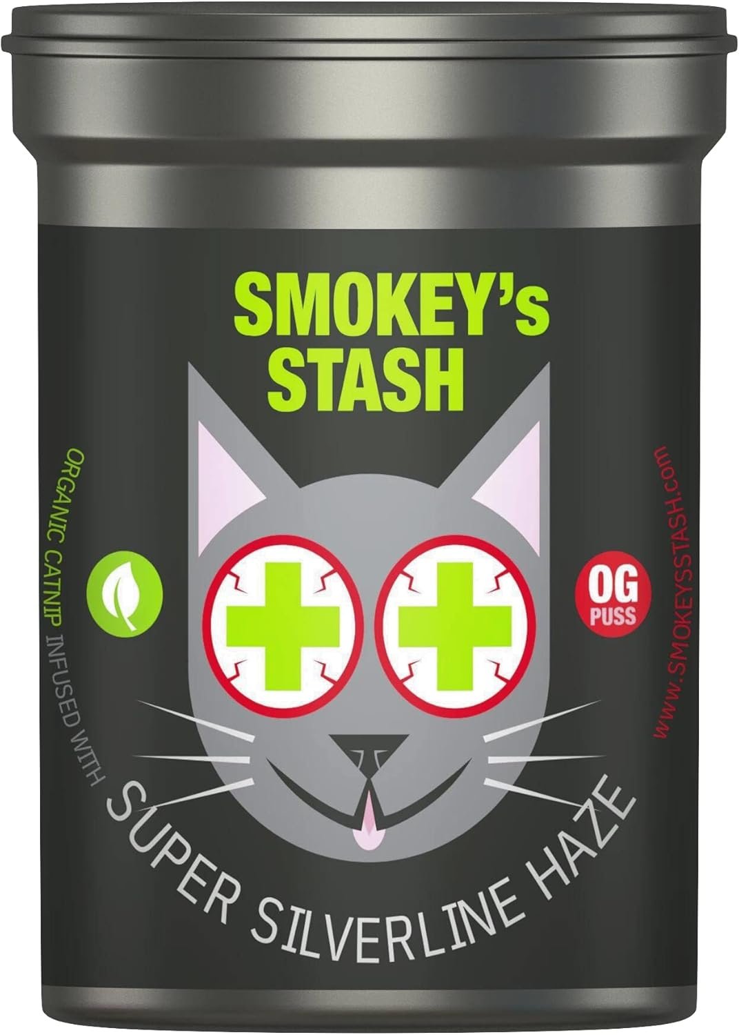 Smokey’s Stash Silvervine Haze Potent Catnip and Silver Vine Blend for Cats