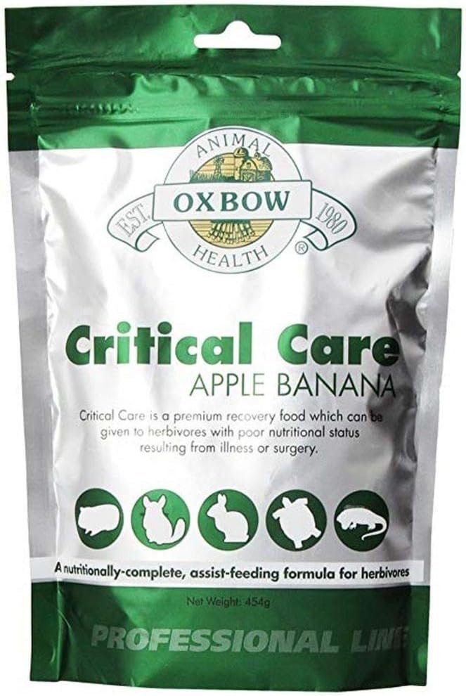 Oxbow Critical Care Herbivore, Rabbit & Guinea Pig, Apple Banana, 141 g