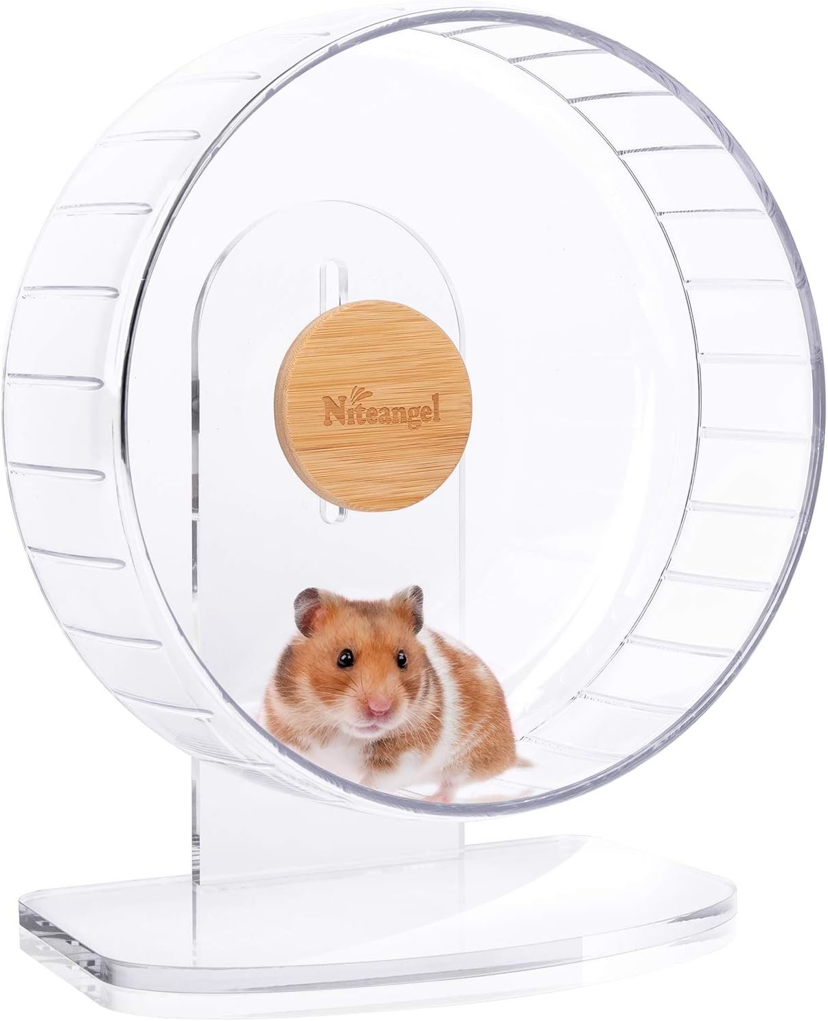 Niteangel Super-Silent Hamster Exercise Wheels: Quiet 10 inch Running Wheel