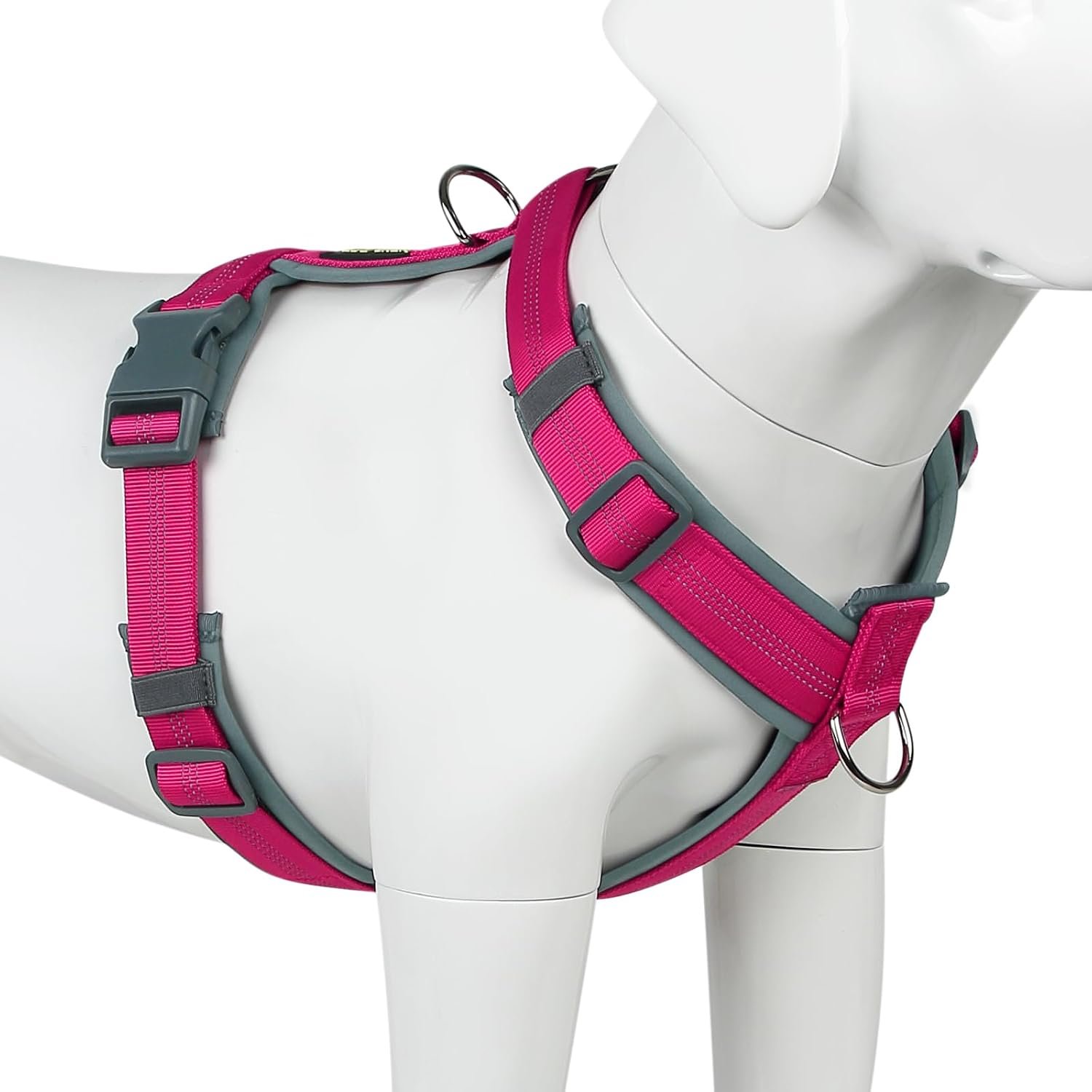 Plutus Pet No Pull Dog Harness, Adjustable Nylon Harness with Soft Padding