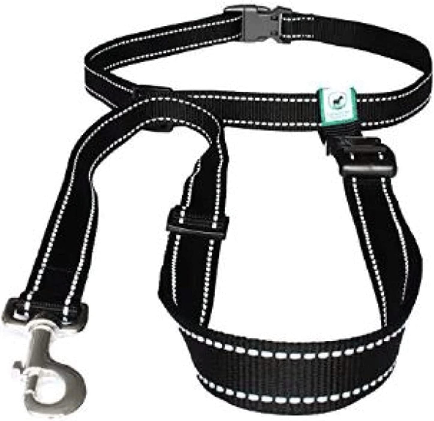Caldwell’s Pet Supply Co. Hands-Free Dog Leash, Adjustable Waist Leash for Dog Walking, Non-Bungee, Hands Free Harness, Durable and Versatile Waist Belt Leashes, Cross Body for Dogs (26″ – 47″)