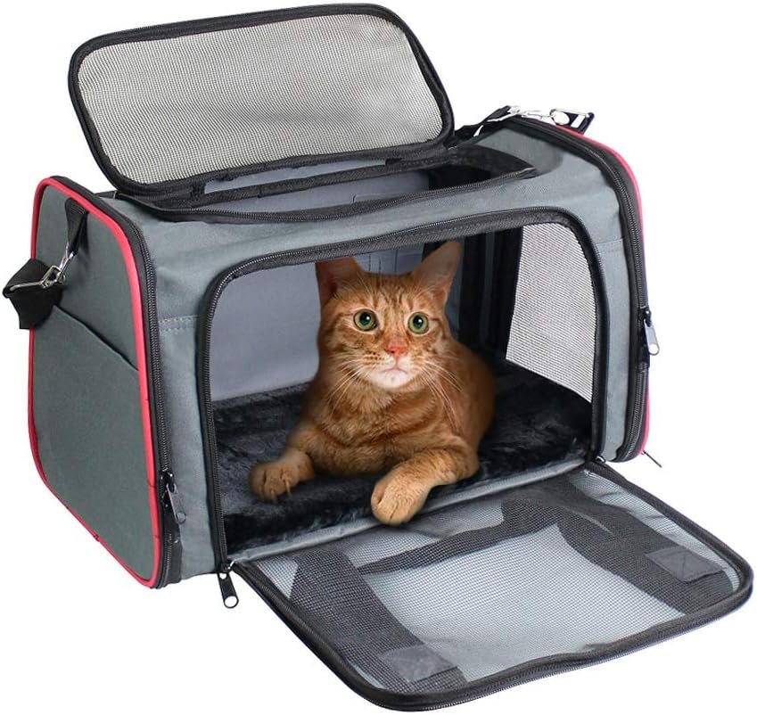 Soft-Sided Kennel Pet Carrier, Airline Approved Travel Handbag