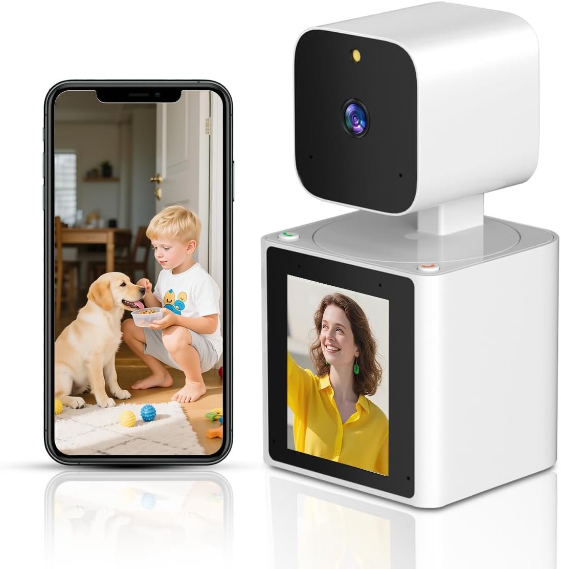 Two-Way Video Camera,Pet Dog Camera 1080P Dome Camera CS10