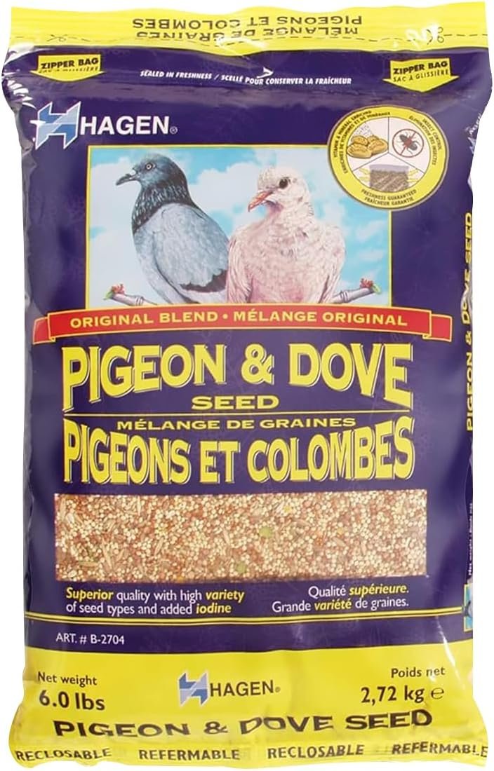 Hagen Pigeon & Dove Seed, Original Formula Bird Food, 6 lb Bag