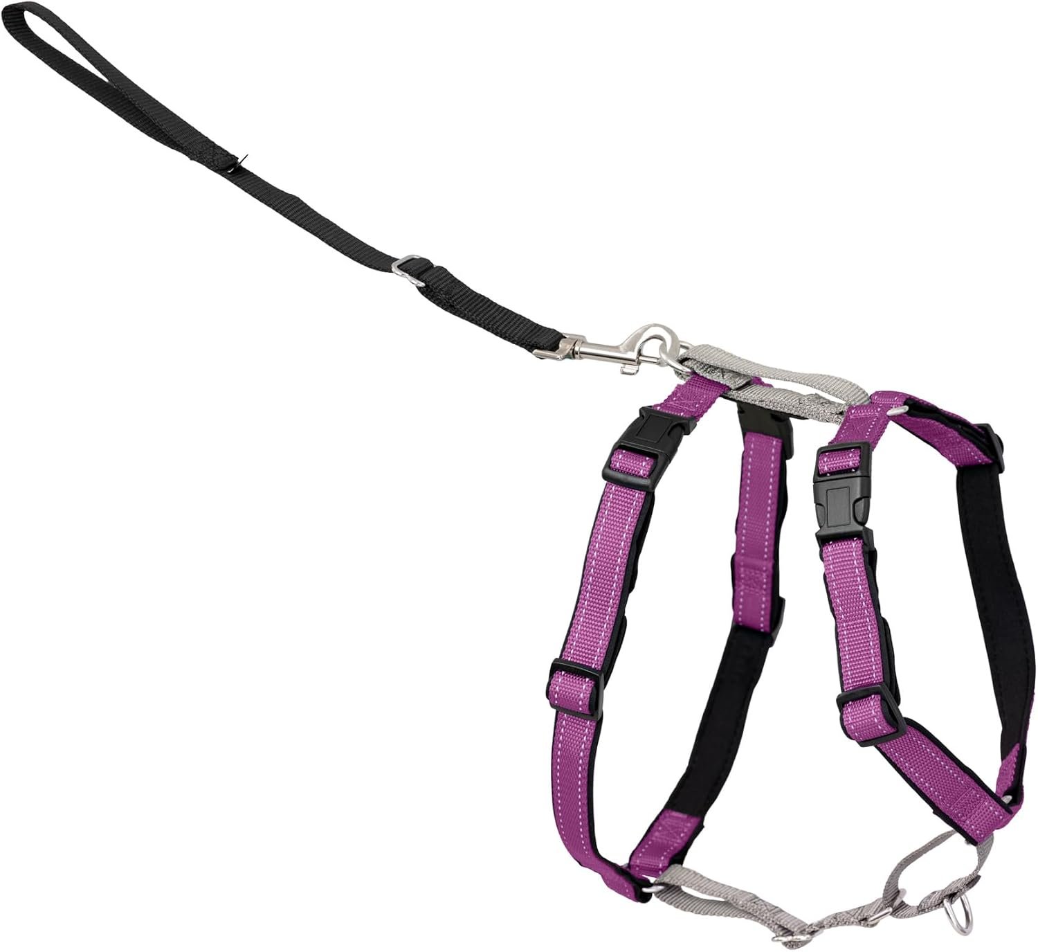 PetSafe Easy Walk 3 in 1 No Pull Dog Harness, Plum Purple, Large