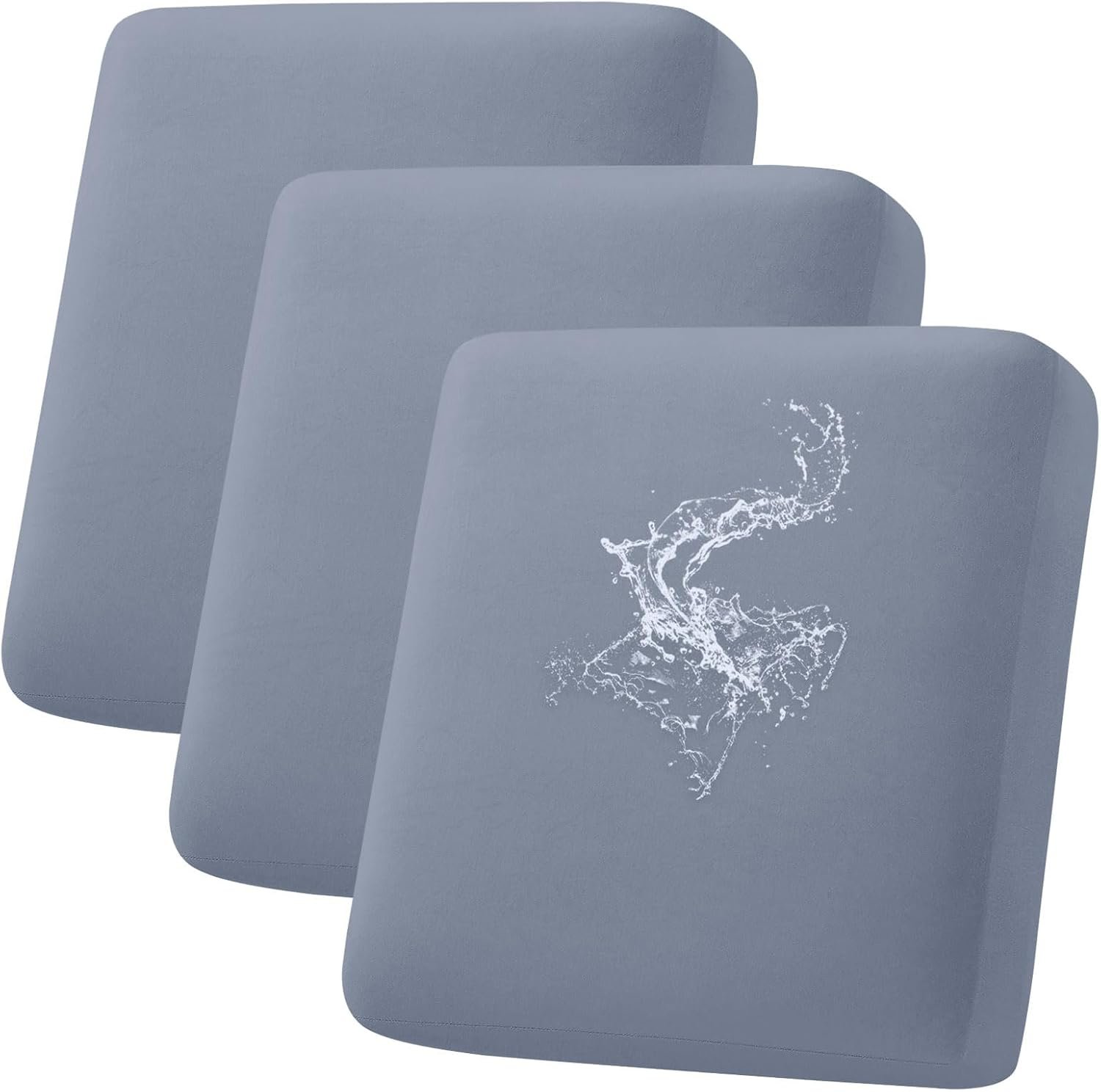 hyha Waterproof Couch Cushion Covers, Stretch Sofa Seat Slipcovers