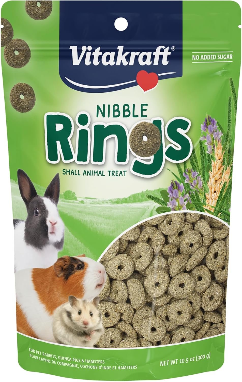 Vitakraft Nibble Rings Small Animal Treat 10.6 oz.