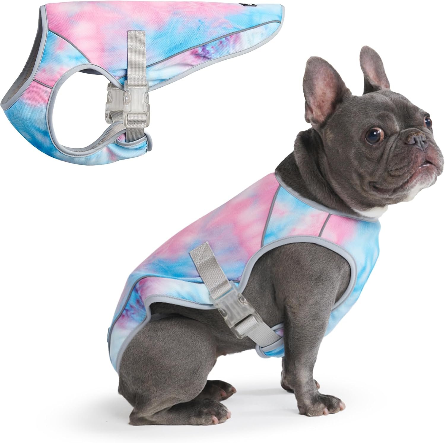 Spark Paws Dog Cooling Vest – Evaporative Summer Cooling, SPF-50 Protection