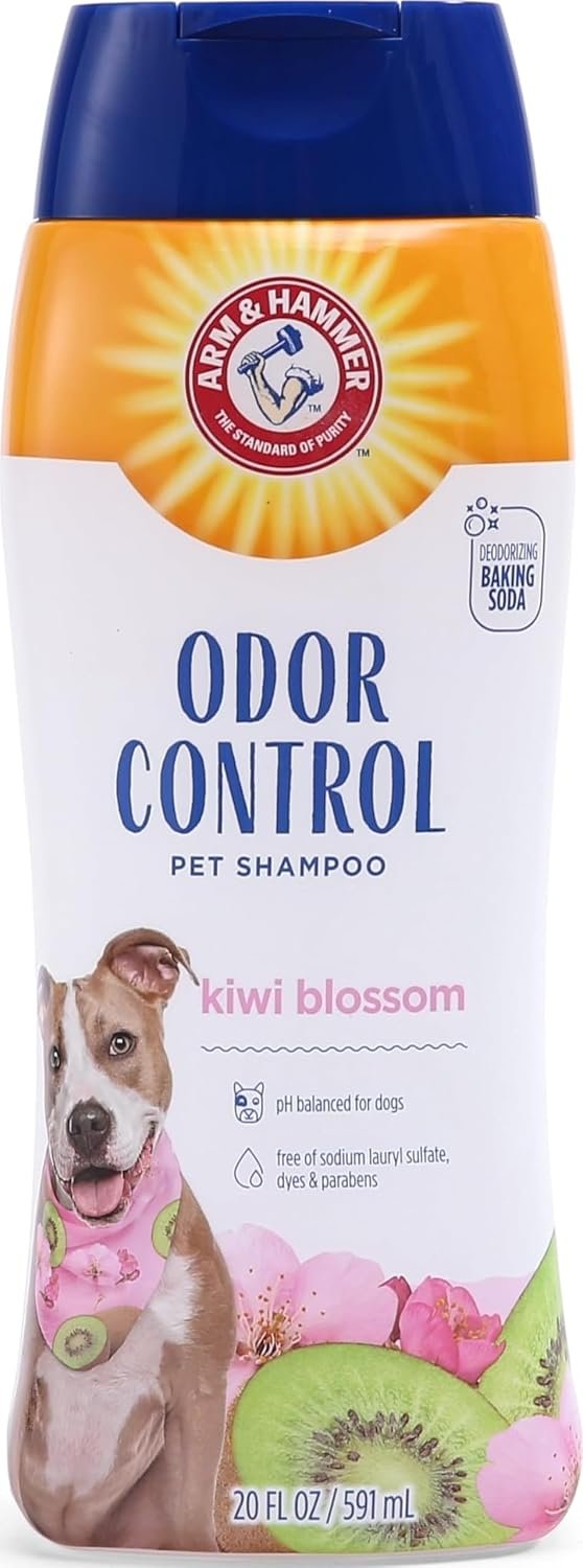 Arm & Hammer Deodorizing Dog Shampoo, Kiwi Blossom, 20 Fl Oz