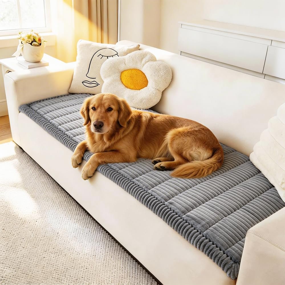 Awjcsv Couch Covers for Dogs Washable, Non Slip Sofa Protector Pet Friendly
