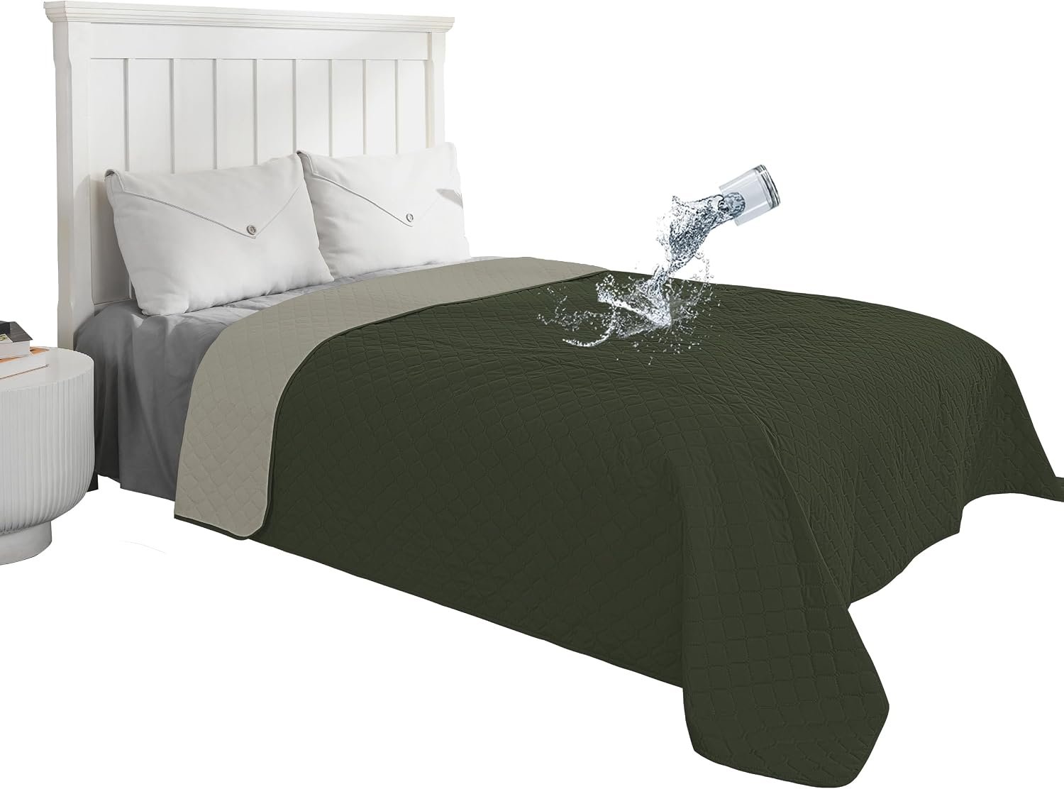 Easy-Going Waterproof Dog Bed Cover,Reversible Waterproof Blanket Protector