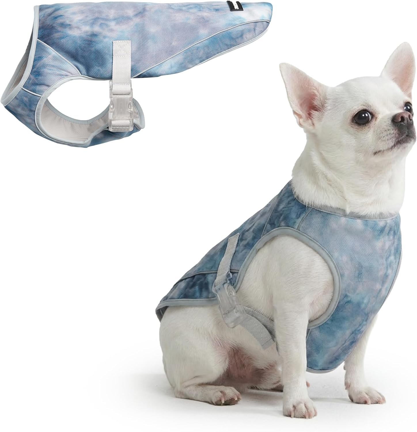 Spark Paws Dog Cooling Vest – Evaporative Summer Cooling, SPF-50 Protection