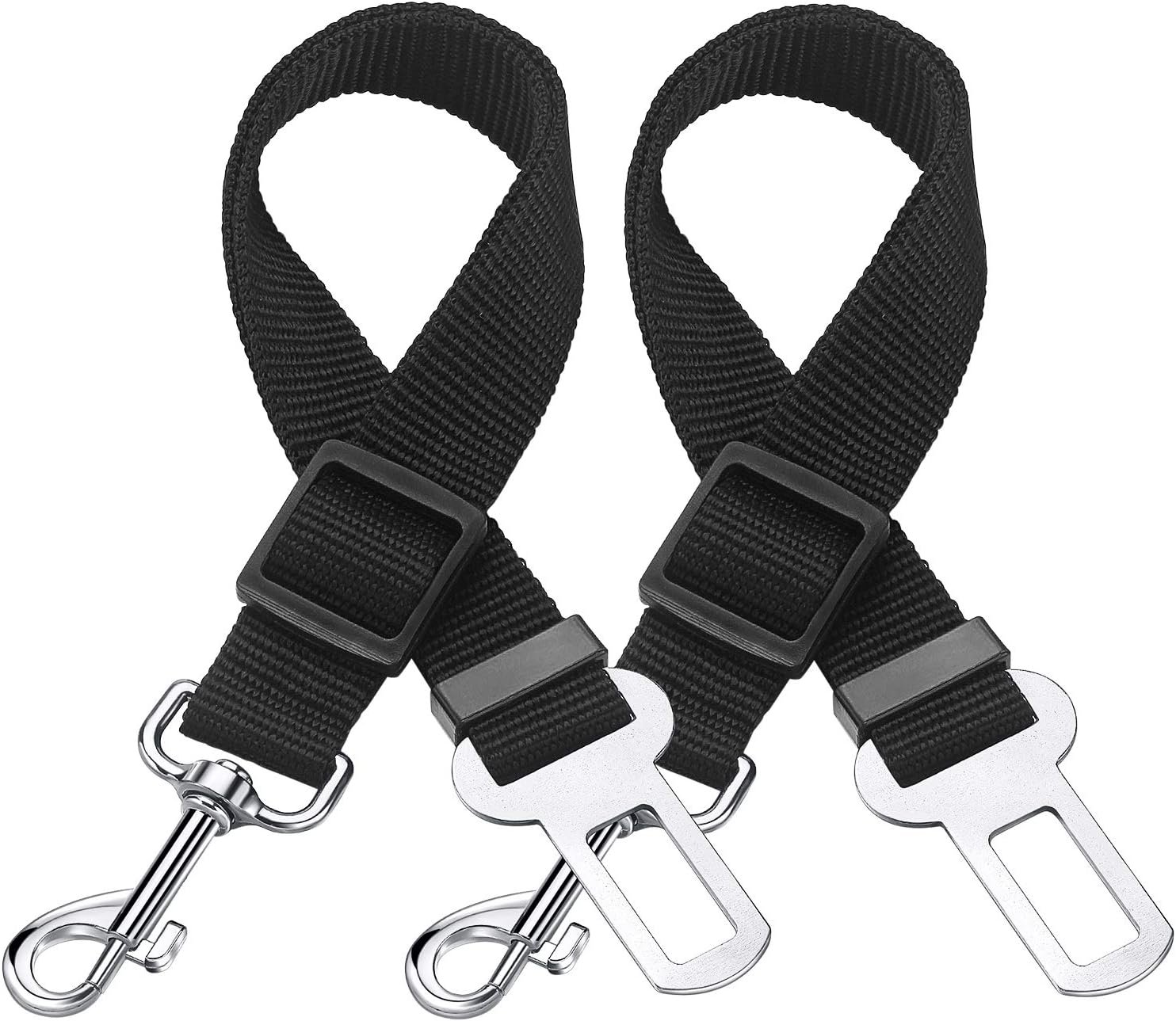 Pet Seat Belt for Dogs, Car Seat Safety Harness with Adjustable Length