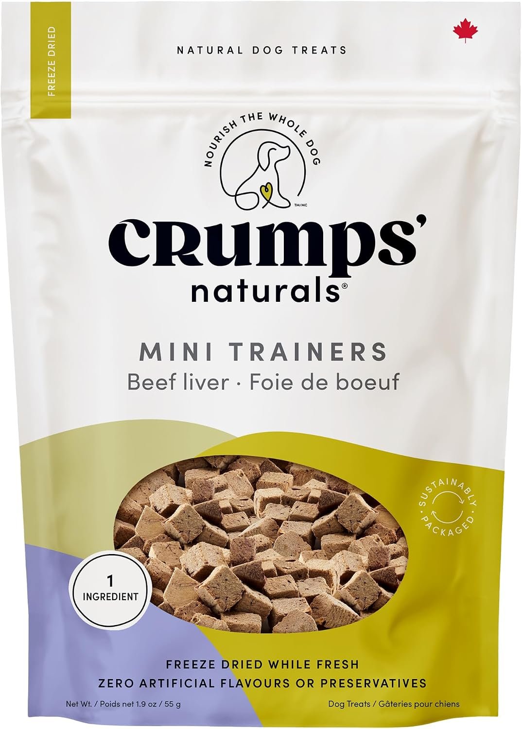 Freeze-Dried Beef Liver Mini Trainers 1.8 oz