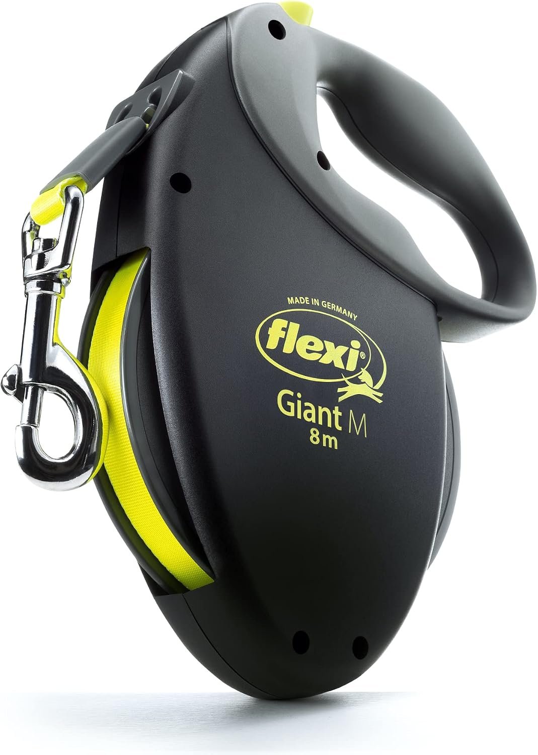 FLEXI® Giant Tape Retractable Dog Leash, Medium, 26 ft – Black