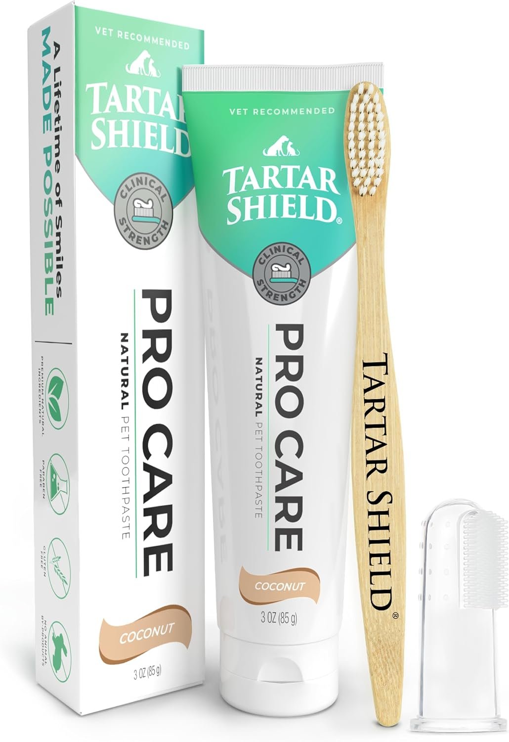 Tartar Shield® Pro Care Dental Kit, Dogs & Cats, VOHC Accepted