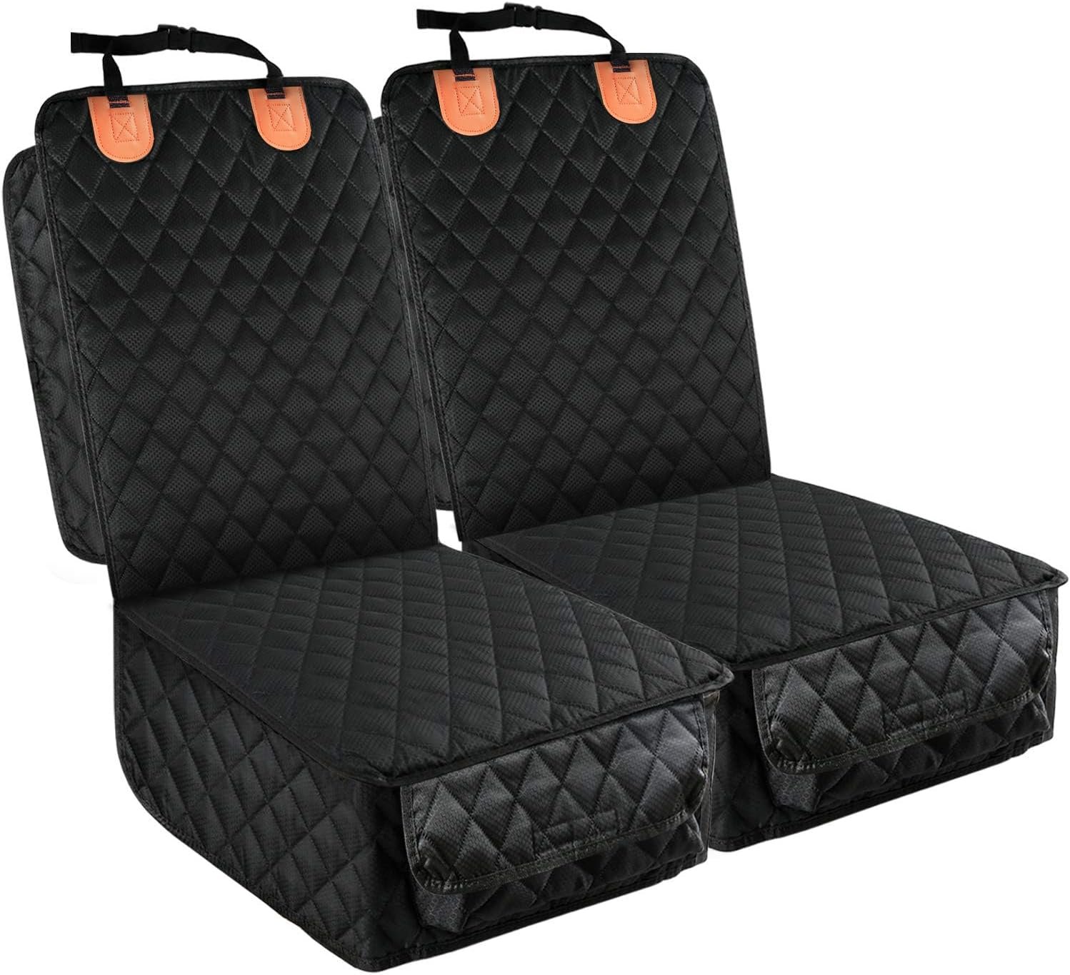 PETICON 2 Pack Pet Car Seat Cover for Front Seat, Captain Chair Seat Cover