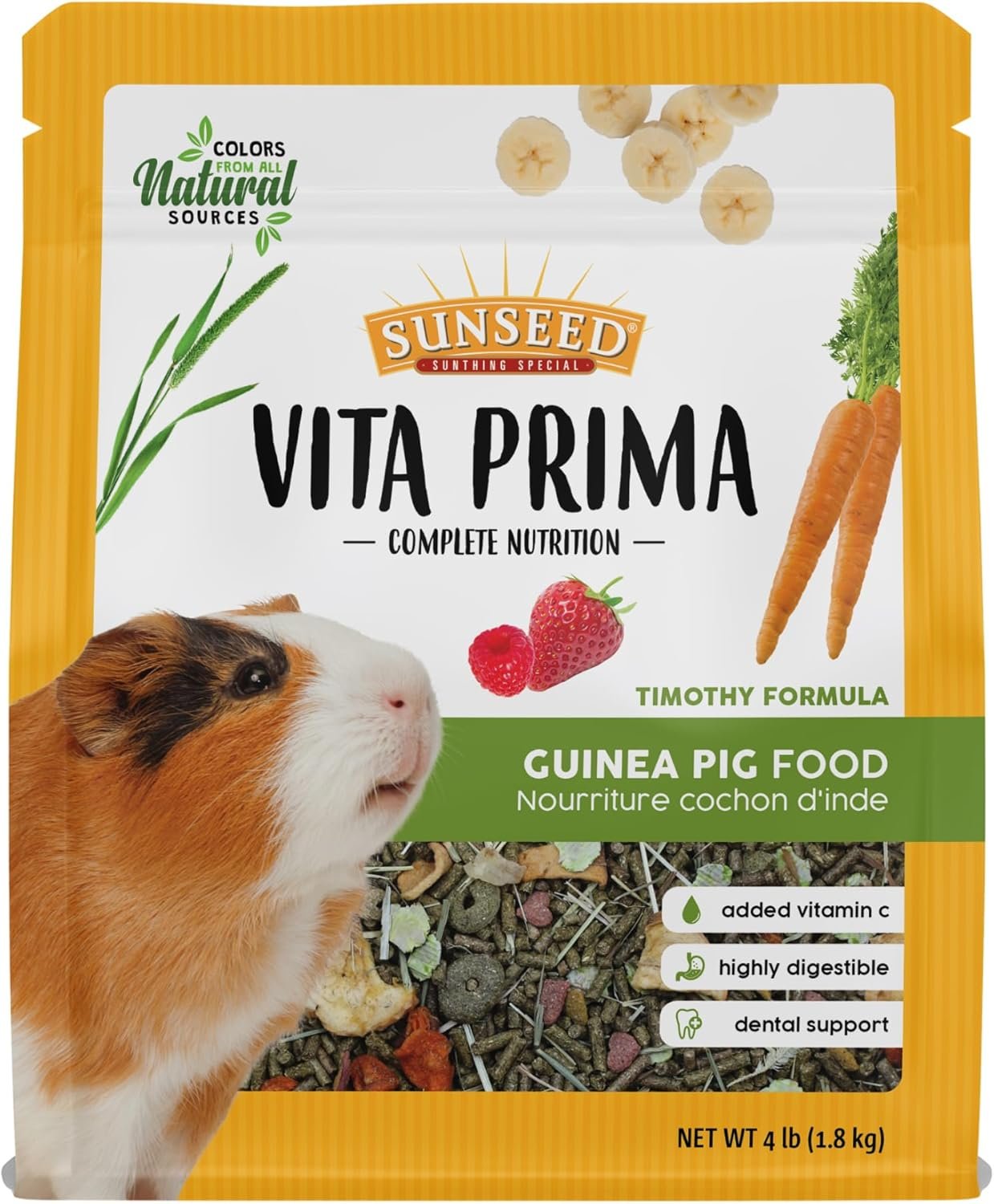 Sunseed VitaKraft Vita Prima Guinea Pig Food 4 lb.
