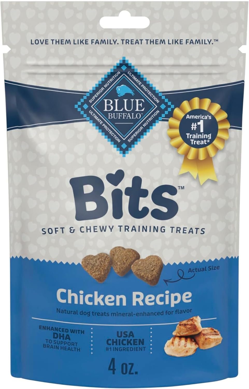 Blue Buffalo Bits Chicken Training Treats, 4 oz