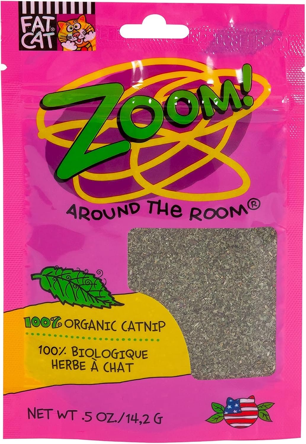 Petmate Hoots Premium Organic Catnip for Cats, 0.5 oz Pouch