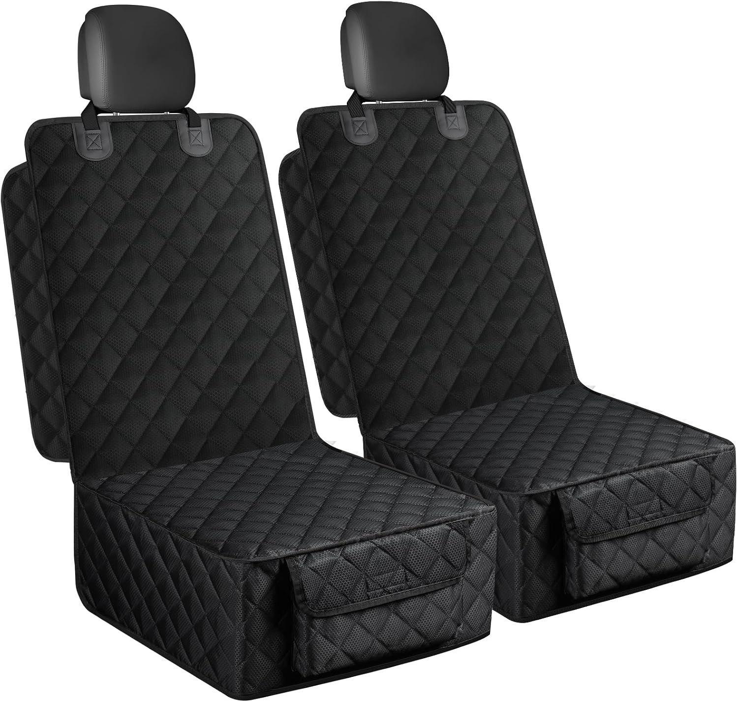 2 Pack Dog Car Seat Cover for Front Seat, Pet Car Seat Protector