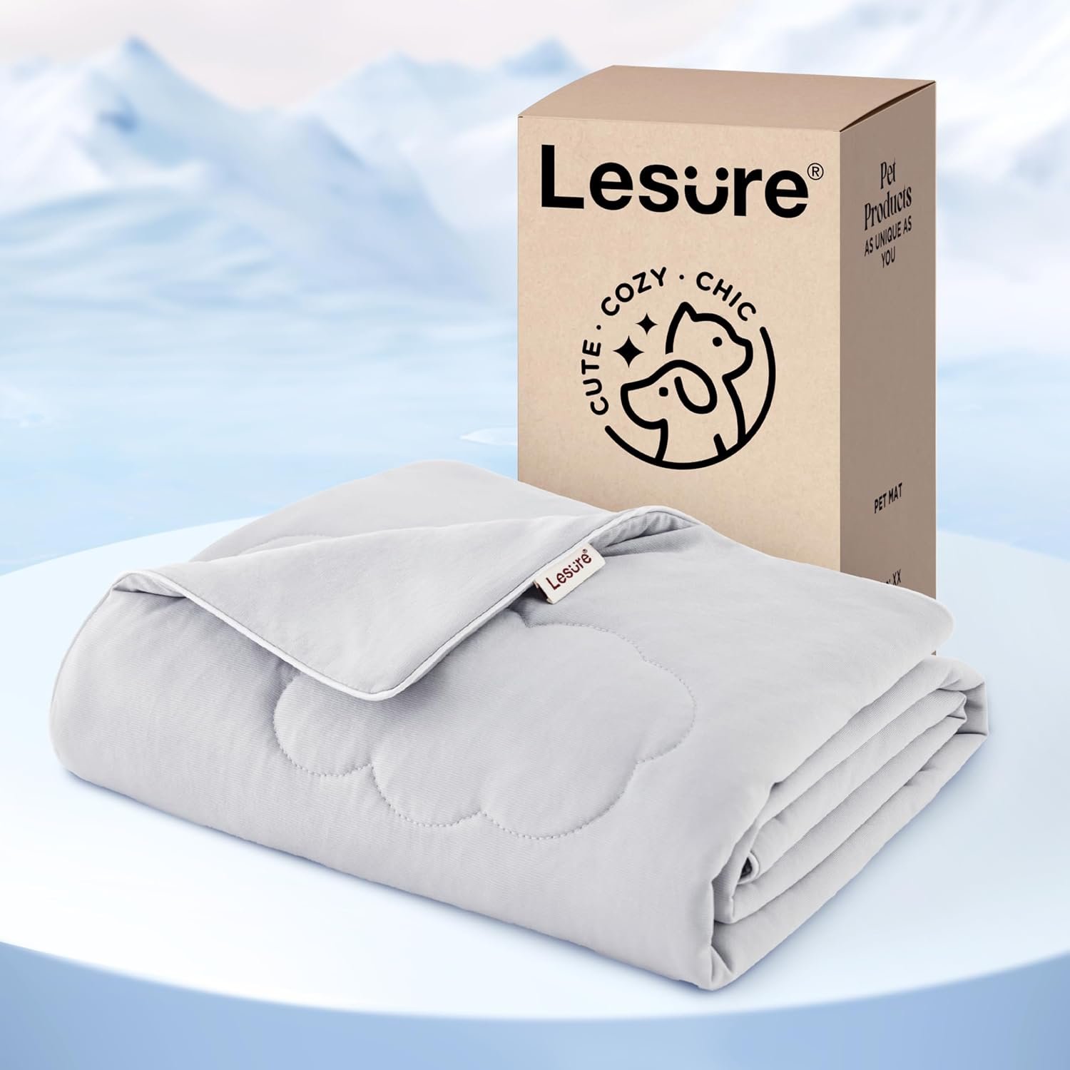 LE SURE ApexCloud™ Premium Cooling Blankets for Large Dogs Q-MAX>0.4,40×50