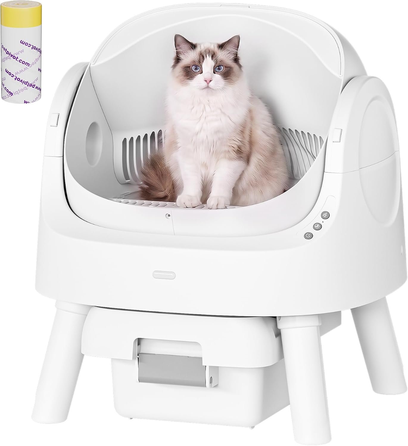 Self Cleaning Litter Box, Self Cleaning Cat Litter Box, Open-Top Design