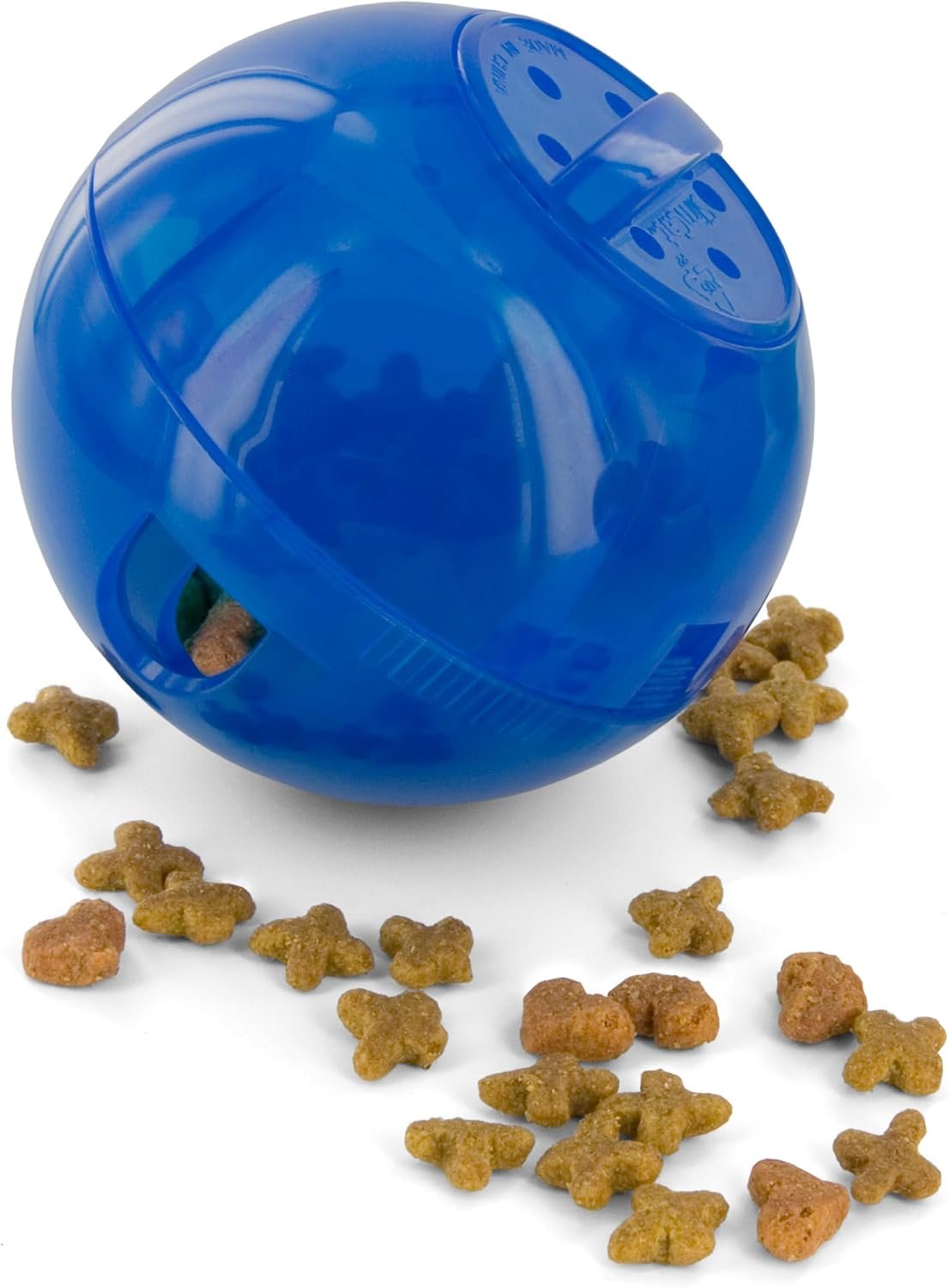 PetSafe Slimcat Feeder Ball Cat Toy, Blue