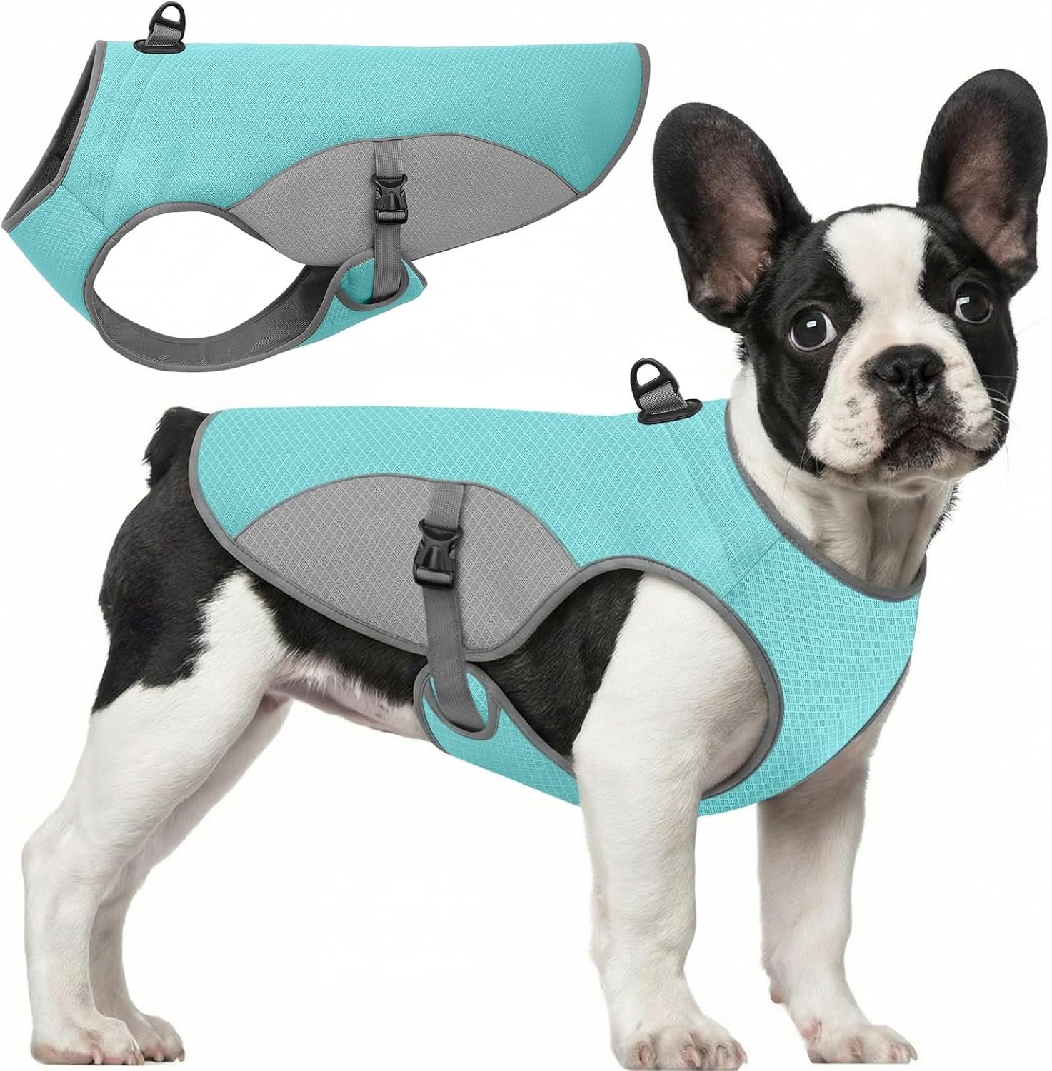 Large Dog Cooling Jacket, Pet Cooling Coat, French Bulldog Cooling Vest