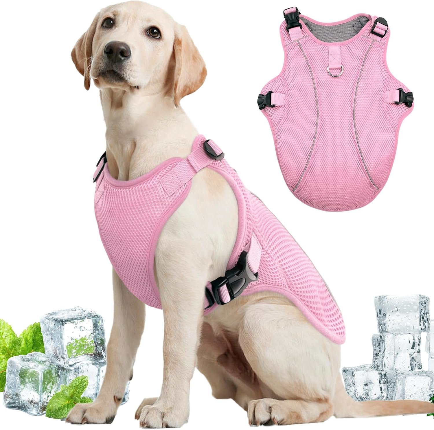 Kuoser Dog Cooling Vest, Pet Cooler Coat with UV Protection
