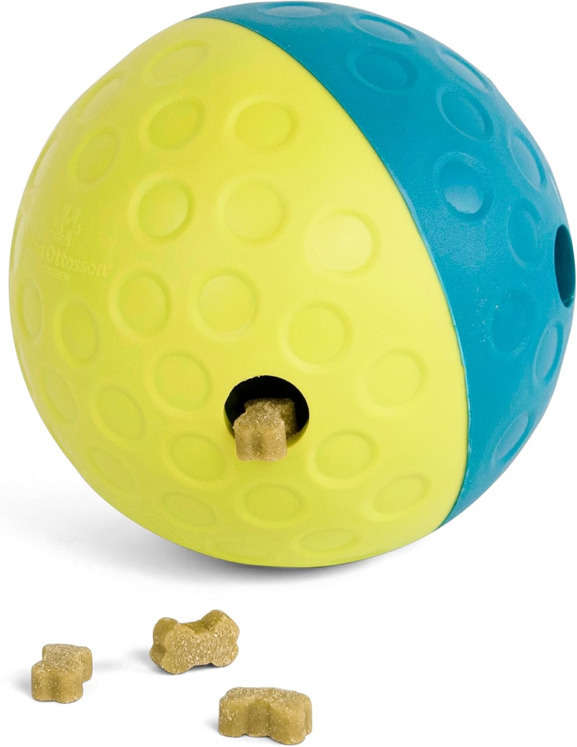 Outward Hound Nina Ottosson Treat Tumble Dog Toy Puzzle Ball, 4.8″
