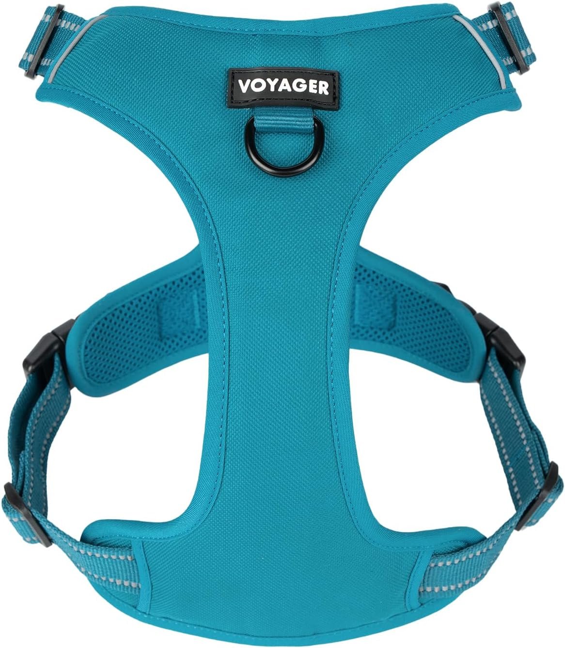 Voyager Dual Attachment No Pull Harness – Turquoise, Medium