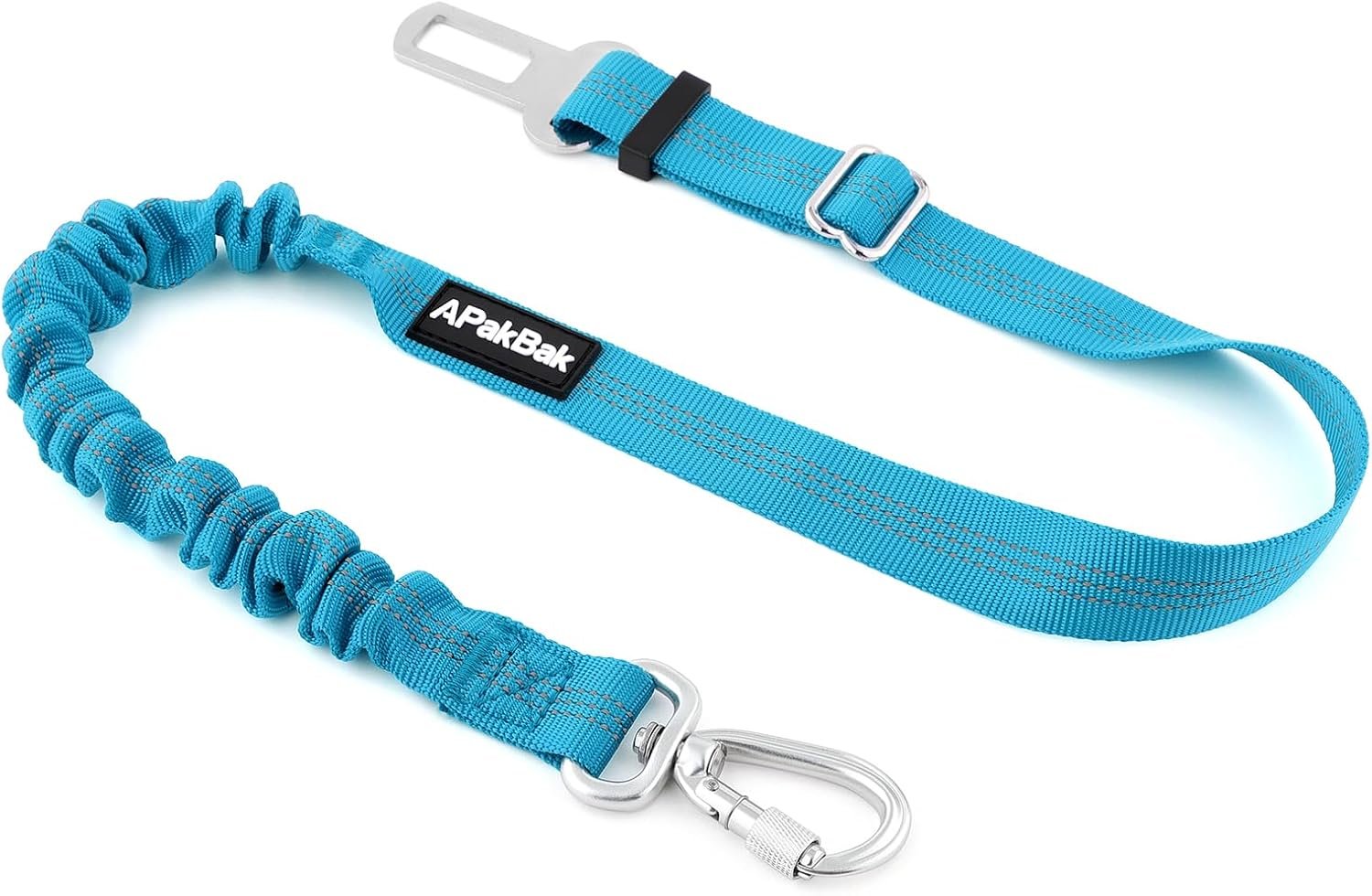 Dog Seat Belt for Car, Car Harness with Locking Aluminum Hook