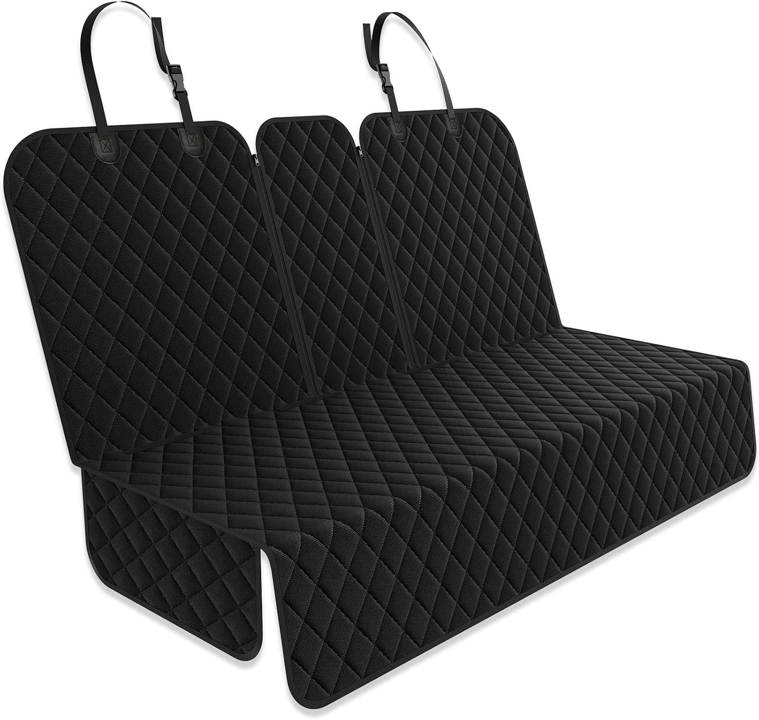 Yonktoo Dog Car Seat Cover for Back Seat, 60/40 Split Bench