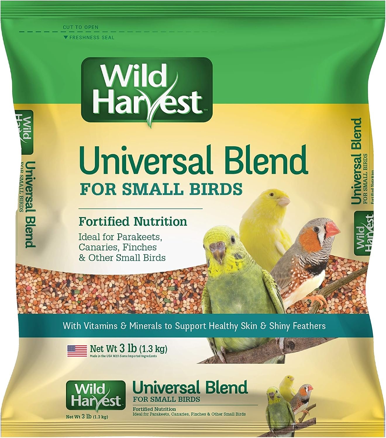 Wild Harvest Universal Blend Small Bird Food, 3 lbs