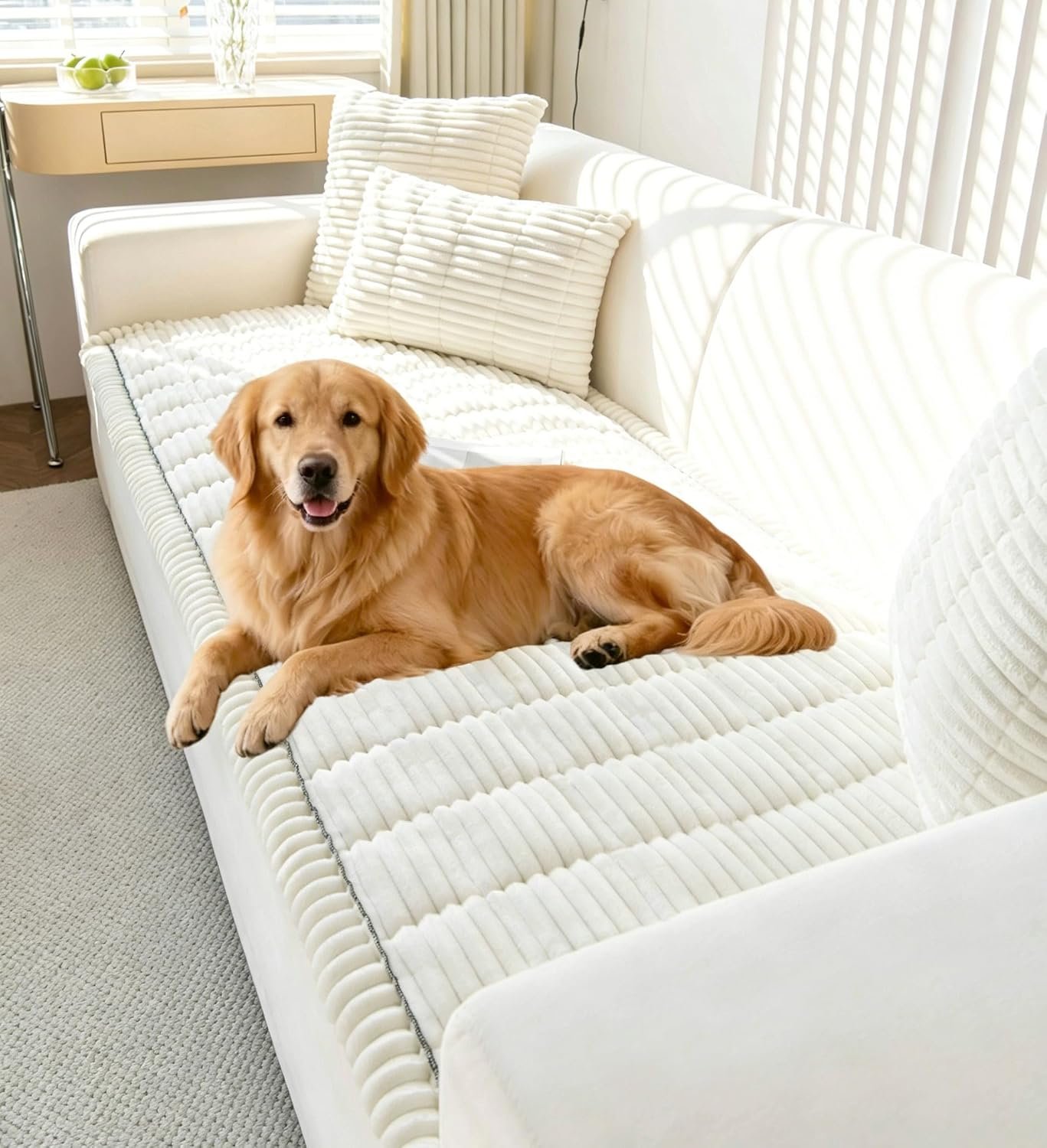 OTOB Couch Covers for Dogs Washable, Non Slip Loveseat Pet Sofa Protector