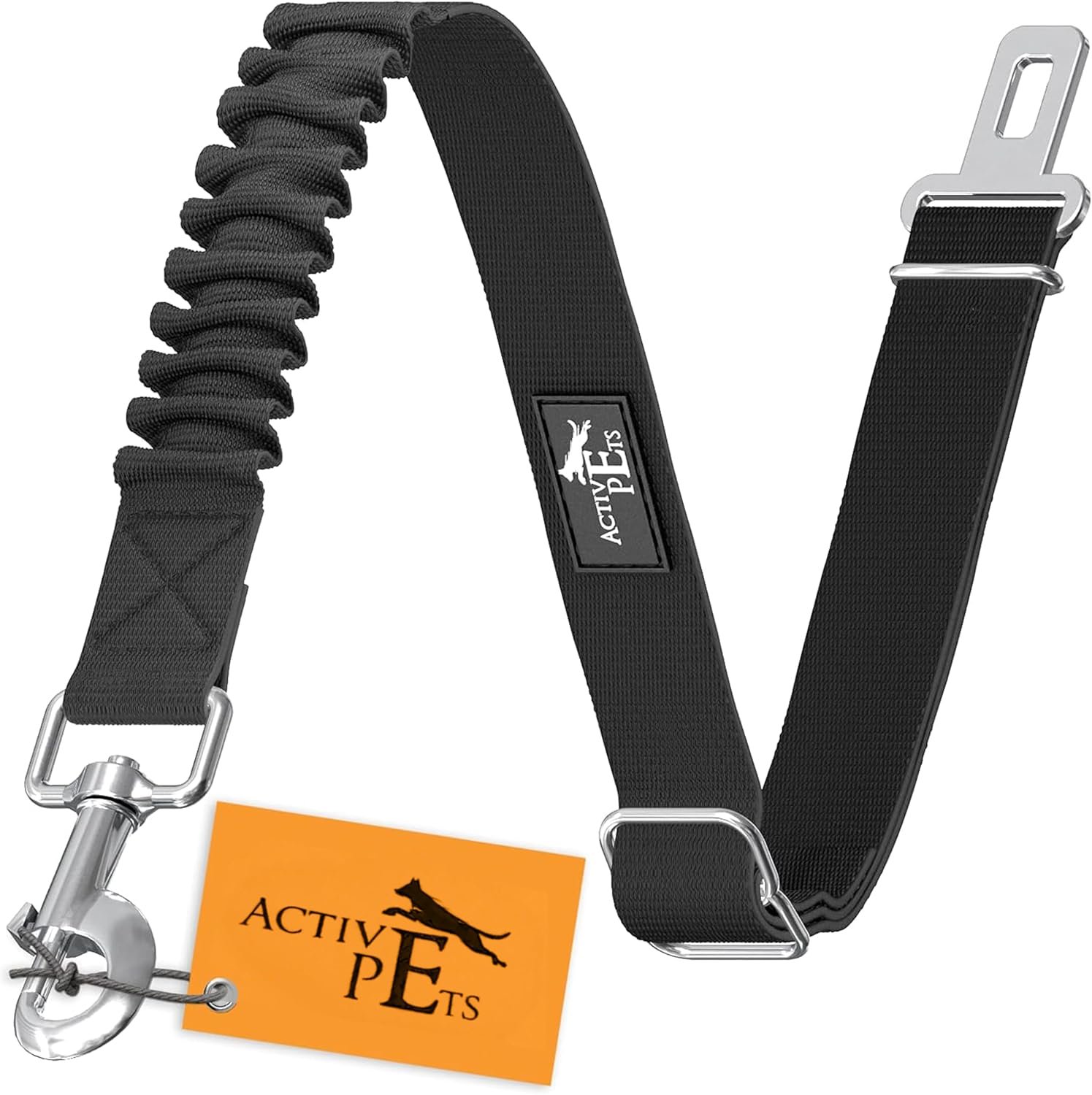 Active Pets Dog Seatbelt, Adjustable Safety Dog Seat Car Harness, Dog Seat Belt for Pets – Durable Dog Seatbelts for Cars – Dog Car Seat Belt for Dogs, Dog seat Belts for Large Dogs, Medium, & Small