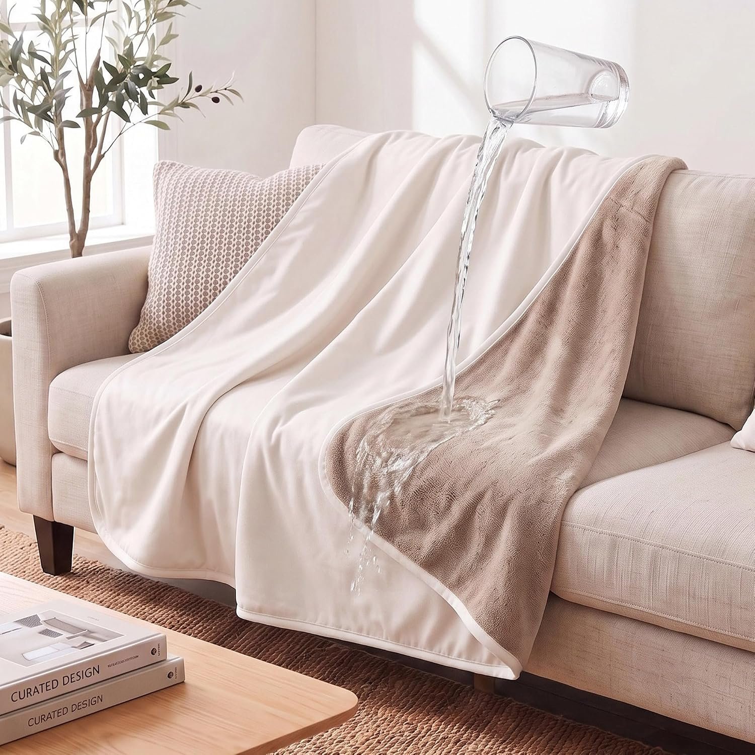 Waterproof Blanket – Reversible Dog Throw as Furniture Protector