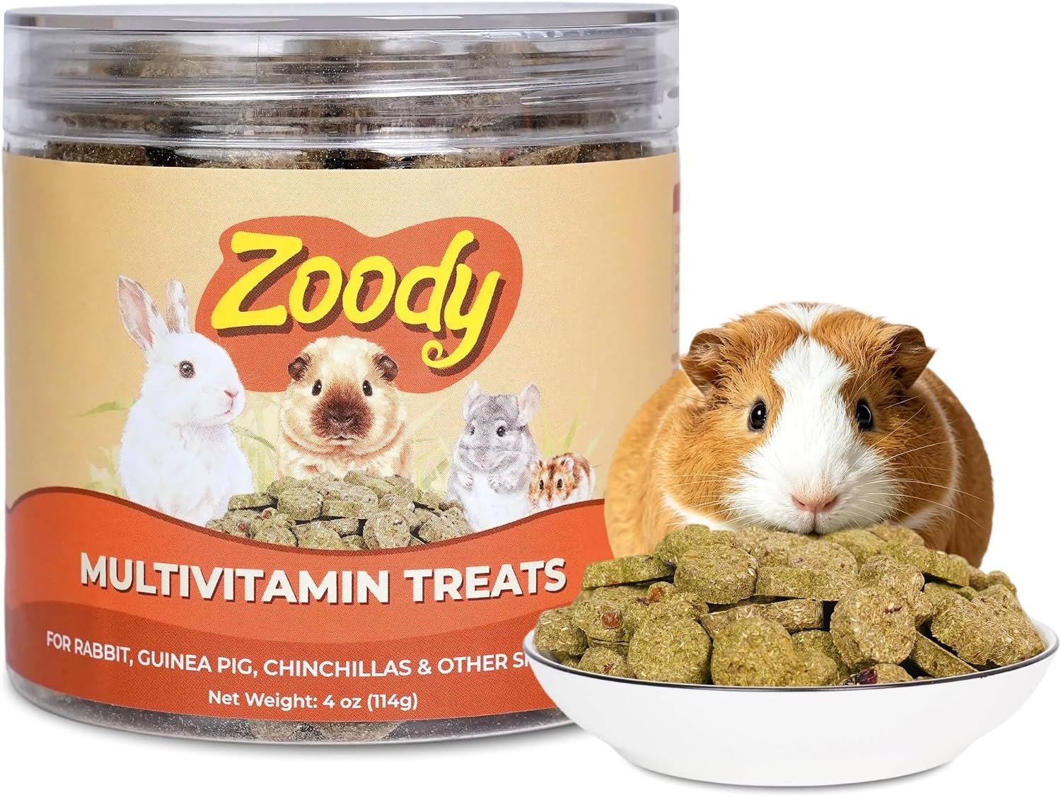 Zoody Multivitamin Vitamin C Timothy Hay for Rabbit, Guinea Pigs 4 oz