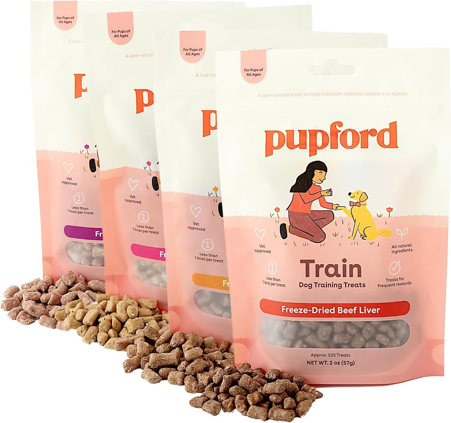 Pupford Freeze Dried Dog & Puppy Training Treats (Meat Bundle)