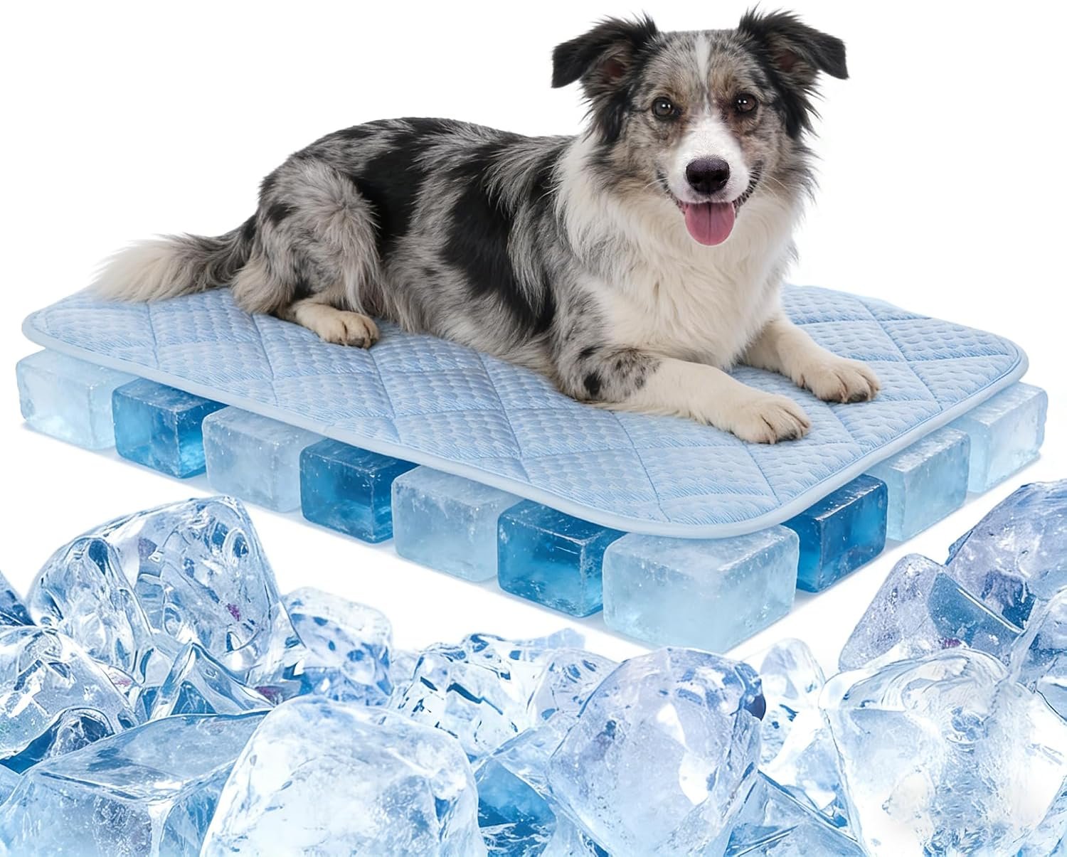 Cooling Mat for Dogs, 35″x23″ Thick & Double-Sided Dog Cooling Mat, Self-Cooling Dog Bed with Arc-Chill Technology, Washable Portable Dog Cooling Mat for Couch, Crate & Car (Large – 35 * 23 in)